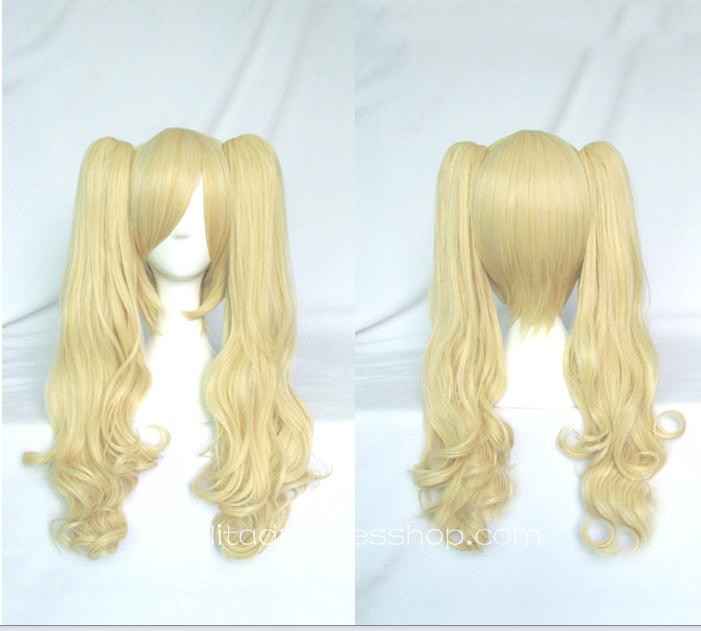 Lolita Curly Wig Light Golden 65cm