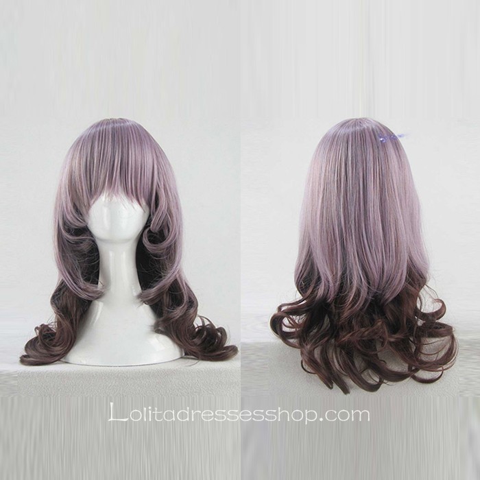 Lolita Curly Wig by Dreamful Purple 55cm