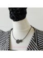 Lolita Black Lady Fashion Punk Style Gear Necklace