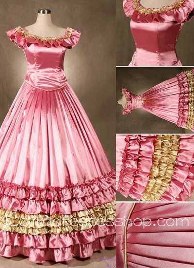 Gothic Victorian High Quality Fancy Pink Lolita Dress