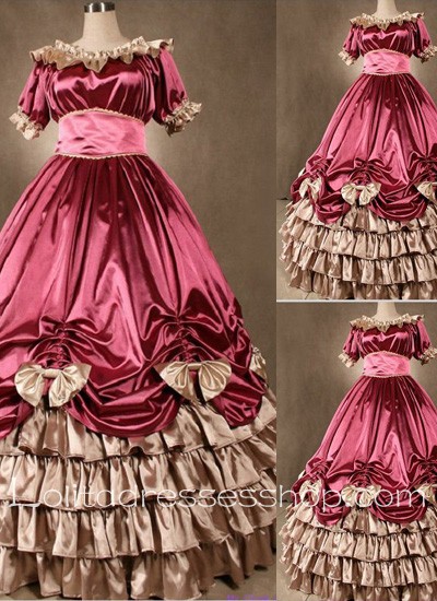 Gothic Victorian Super Luxuriant Elegant Pink Lolita Dress