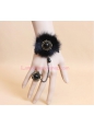 Gothic Black Plush Luxury Lolita Bracelet