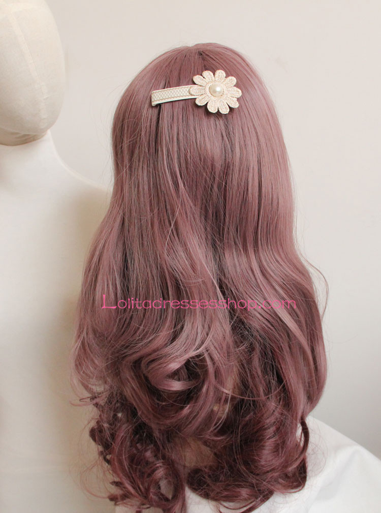 Sweet Lace Flower Pearl Lolita Headdress Barrette