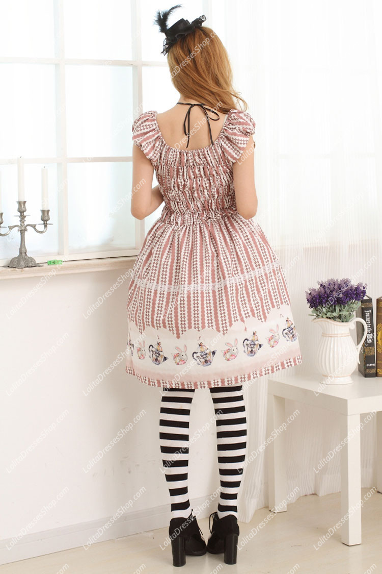 Pretty Cute Coffee Lingge Sweet Lolita Dress