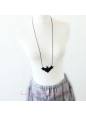 Lolita Halloween Simple Fashion Wild Black Bat Sweater Chain