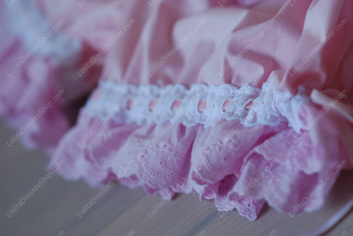 Pink Cotton Lace Sweet Lolita Bloomer