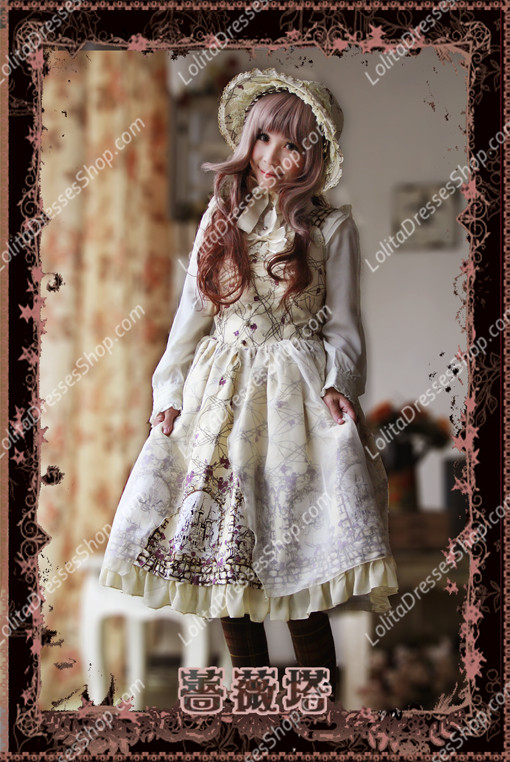 Sweet Cotten Sleepy Beauty Knot Sk Infanta Lolita Dress