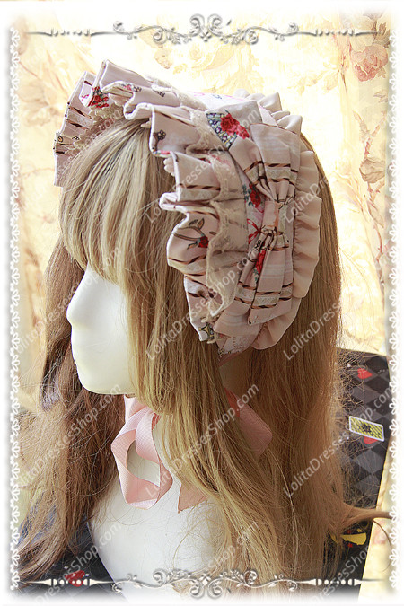 Sweet Cinderella Print Infanta Lolita headband