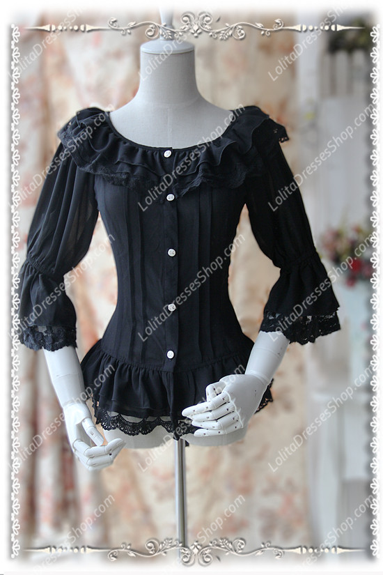 Sweet Cotten Fairy Dance Infanta Lolita Shirt