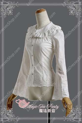 Sweet Magic Tea Party JSK Long Sleeve Embroidered Lolita Blouse