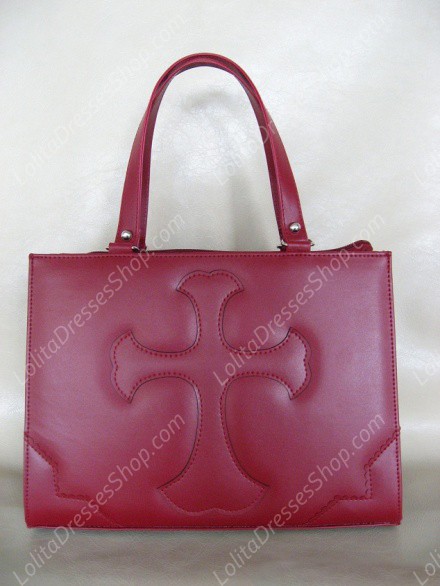 Cross Rose PVC Lolita Bag