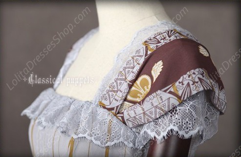 Chiffon Royal Carousel Sleeveless Lace Luxury Classical Puppets Lolita JSK Vest Dress