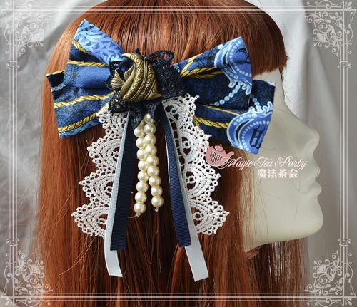 Angel Fish Embroidery Magic Tea Party Lolita Headwear