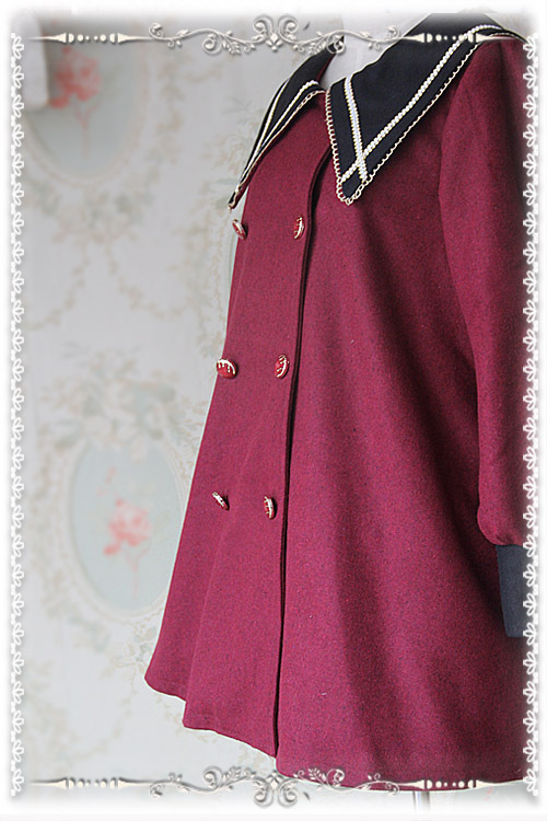 College School Style Sharp Collar Infanta Lolita Coat