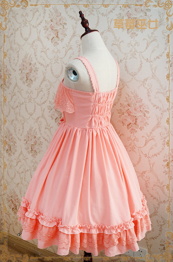 Late Summer Concerto Sweet Strawberry Witch Lolita Jumper Dress