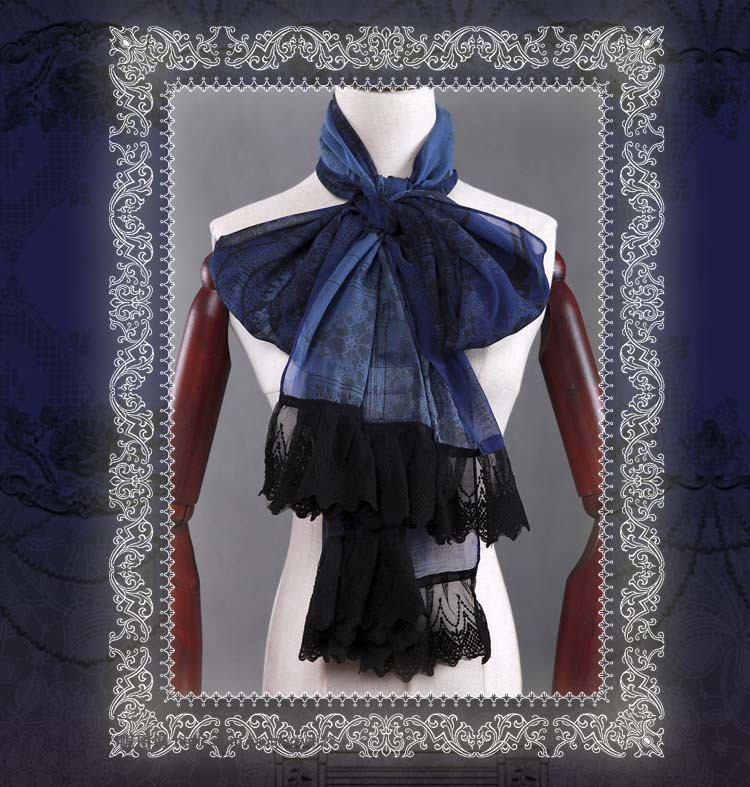 The 10th Anniversary Classical Puppets Lolita Scarf Short Version