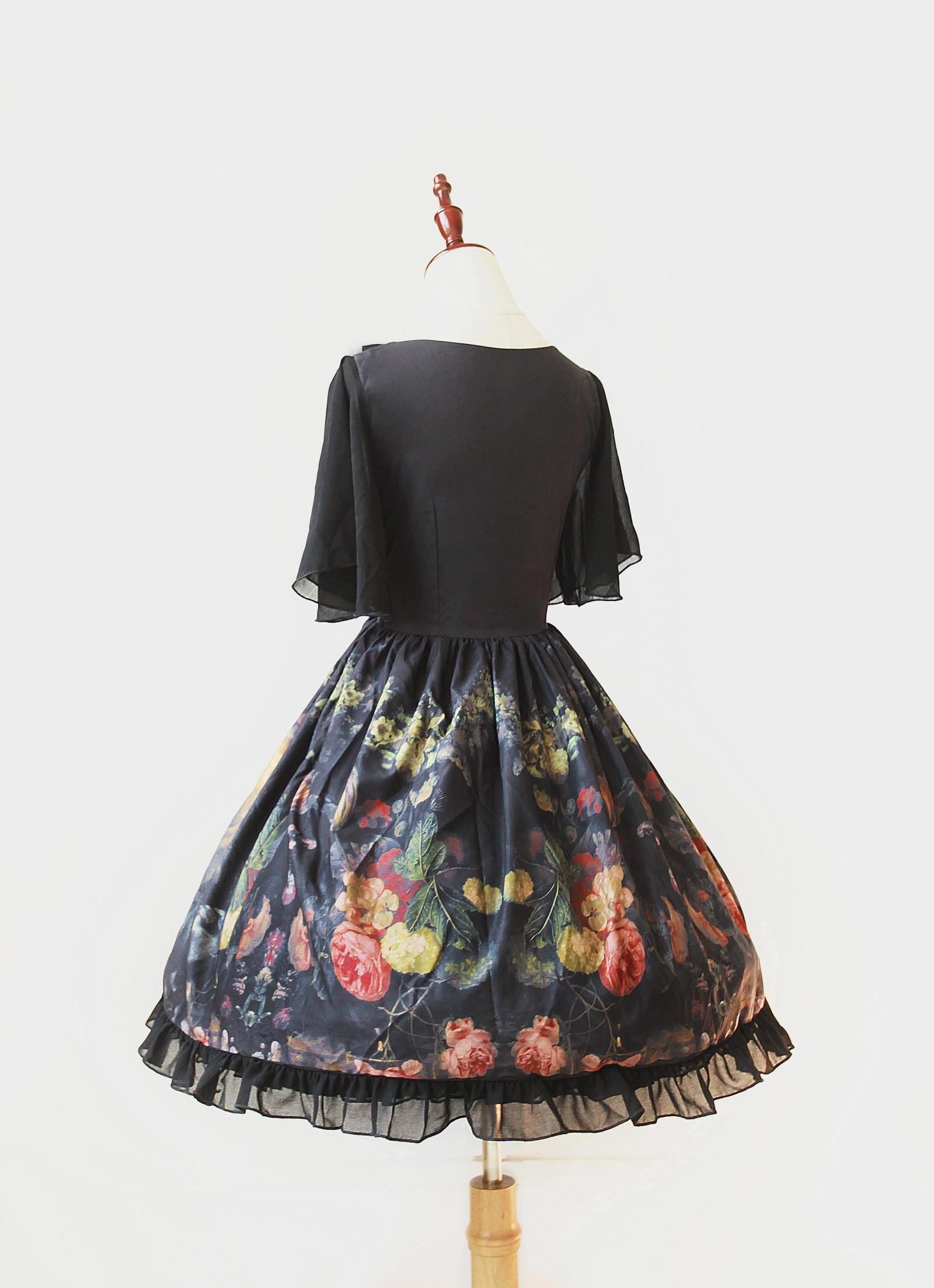 Maidens Garden Neverland Lolita Chiffon OP Dress Two Versions