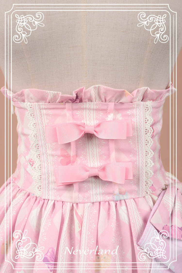 Perfume of Hydrangea Neverland Lolita High Waist Skirt