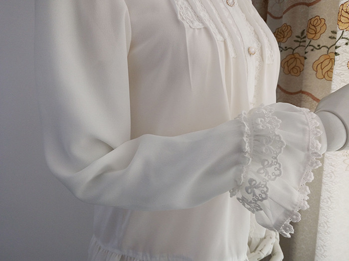 Original New Doll Collar Long Sleeved Chiffon Princess Lolita Blouse