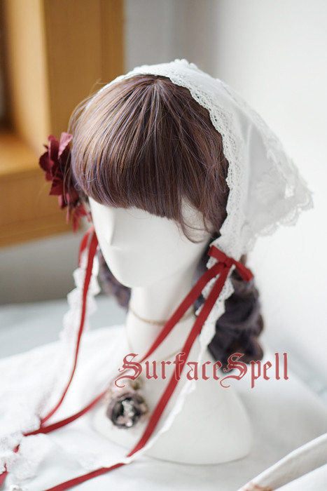 AlpenRose Gothic Ethnic Surface Spell Lolita Headscarf