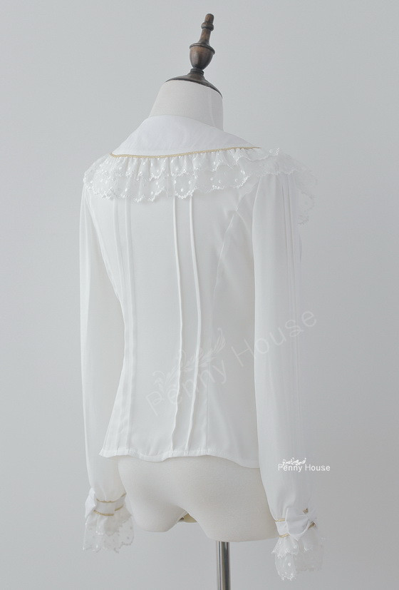 Ode to Spring Peter Pan Collar Penny House Lolita Blouse