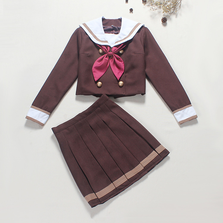 Japanese Student Uniform Sailor Suit Lolita Jacket and Skirt