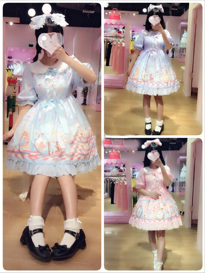 Doll Collar Half Sleeve Lolita Dress