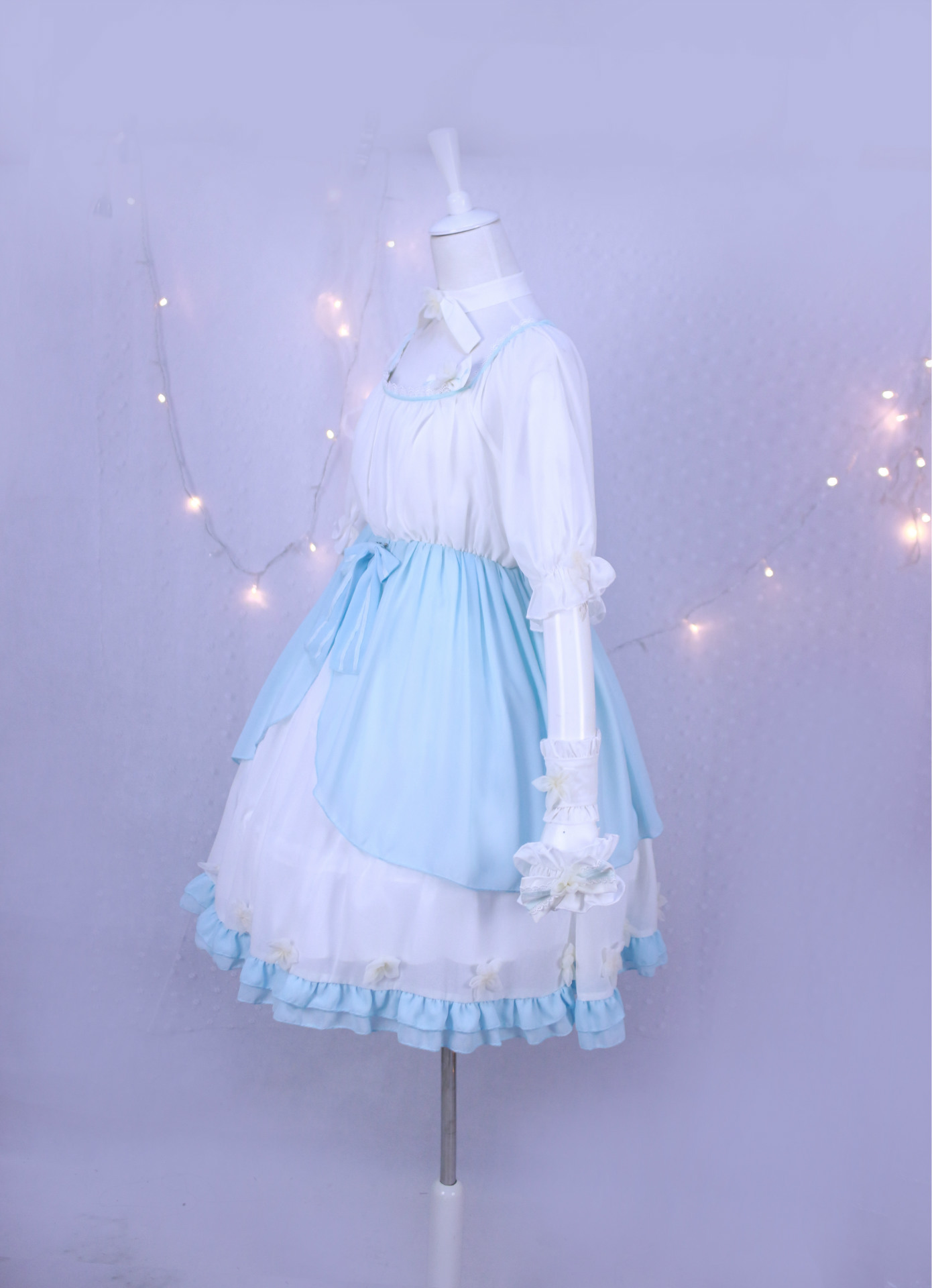 Dream Snow Girl Lolita Dress With All Accessories