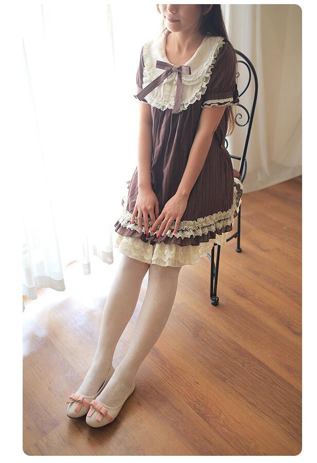 July Star Flower Short Sleeved Lolita Dress
