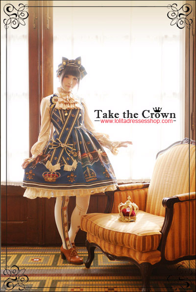Crown Printing Take the Crown Lolita JSK
