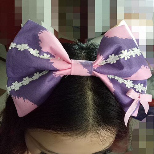 Vintage Spirit Princess Rainbow Bow Lolita Headband