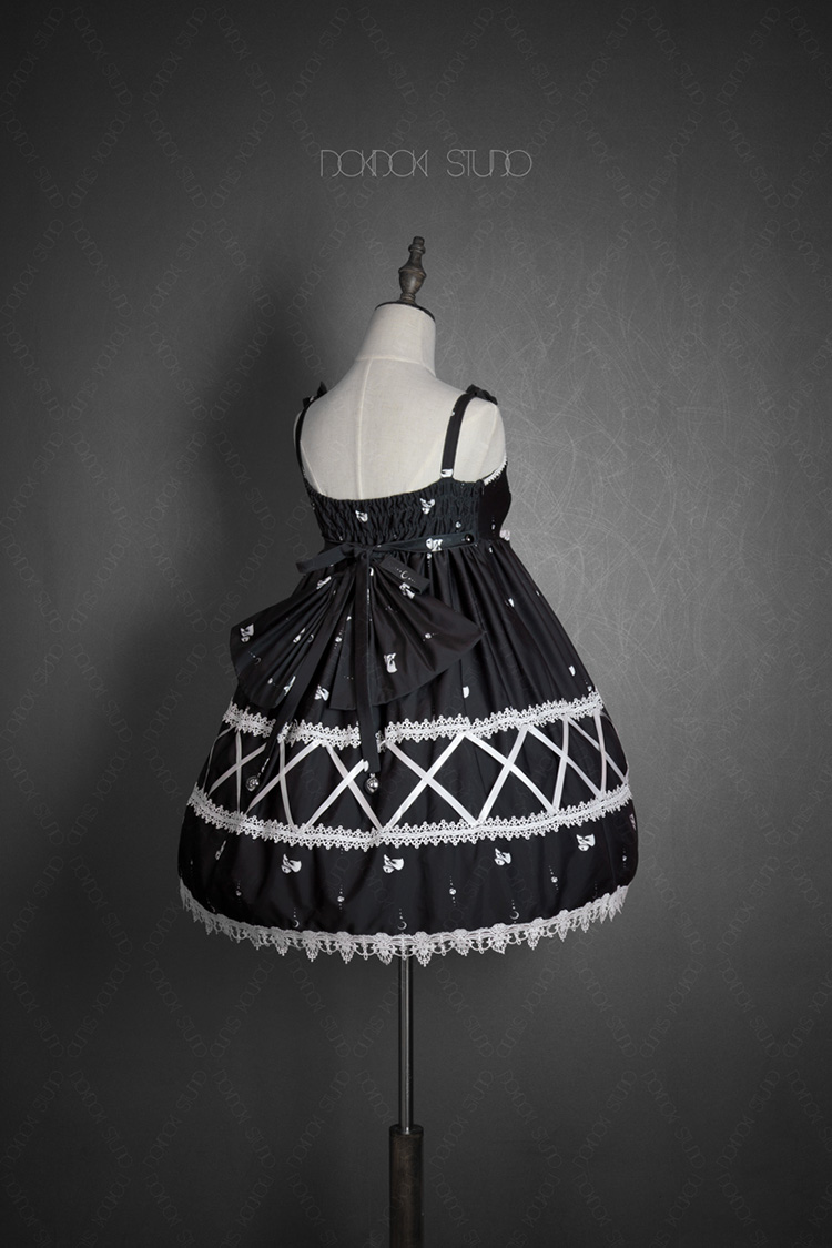 Retro cute lace Lolita dress