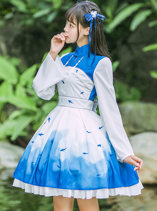 Catfish faerie Han Elements Improvement hanfu Chinese Style Lolita Dress