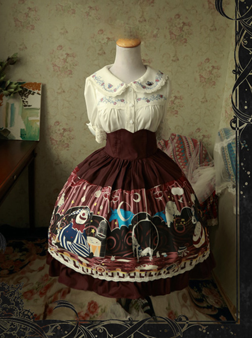 Magic Tea Party Circus Maiden Series High Waist Sweet Lolita Skirt