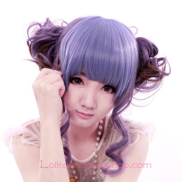 Lolita Purple Maid Sweet Cosplay Wig