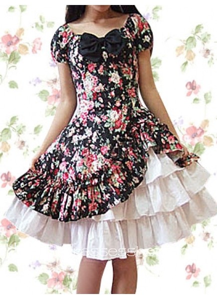 knee length cotton frocks for ladies
