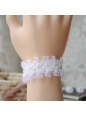 Lovely White Chiffon Beads Lolita Bracelet
