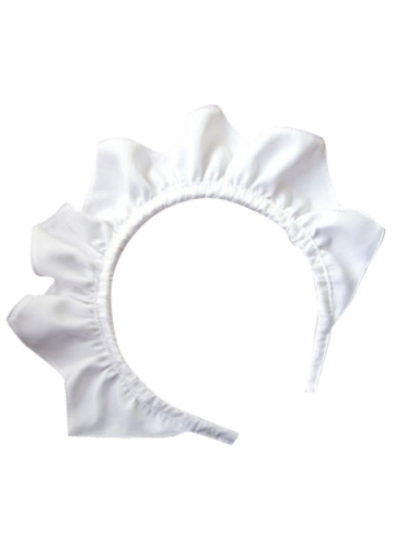 White Cotton Maid Headwear