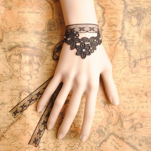 Sweet Brown Lace Lolita Bracelet