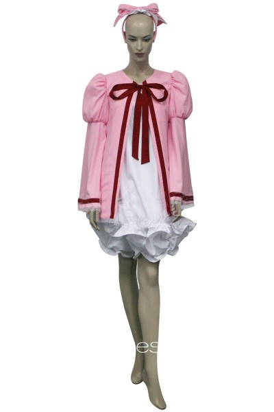 Rozen Maiden Hinaichigo Strawberry Doll Pink Cotton Cosplay Costume