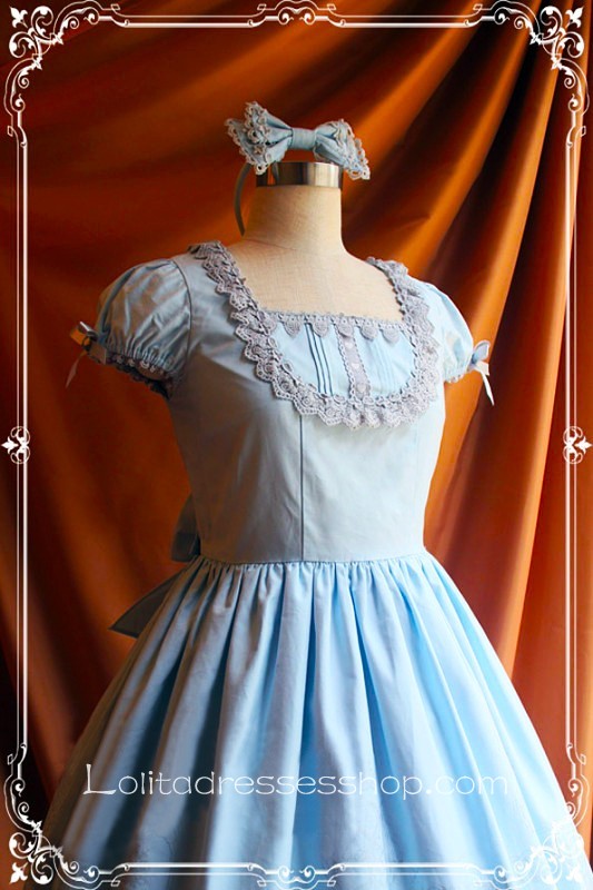 Krad Lanret Alice\'s Adventures in Wonderland Short Sleeve Lolita Dress