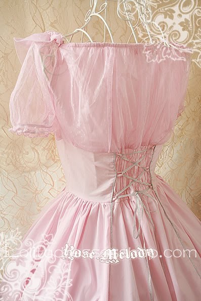 Rose Melody Sweet Square-collar Short Sleeve Lolita Dress