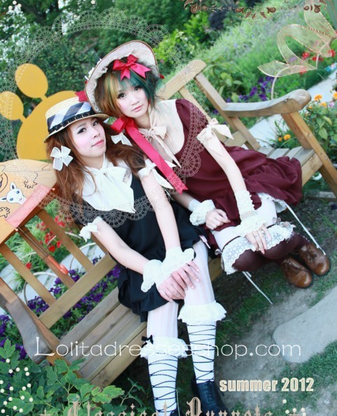 Elastic Chiffon Short Sleeves Soft Lolita Dress