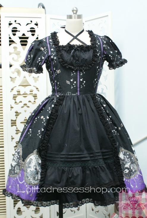 Dream of Delicate Ruffles Short Sleeve Knee-length Lolita Dress