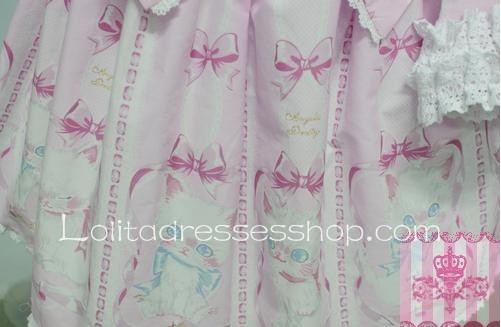 Whimsical Vanilla-Chan Doll collar Long Sleeve Cotton Lolita Dress