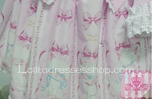 Whimsical Vanilla-Chan Doll collar Long Sleeve Cotton Lolita Dress