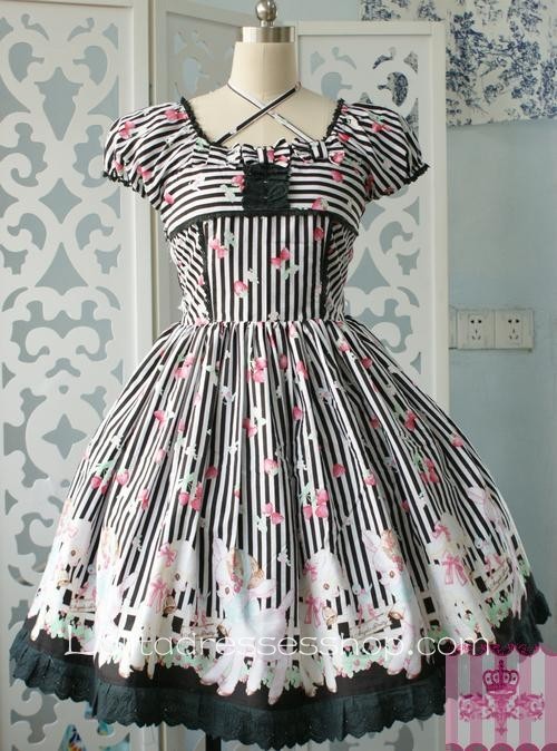 Sheep Style Garden Prints Lolita Dress