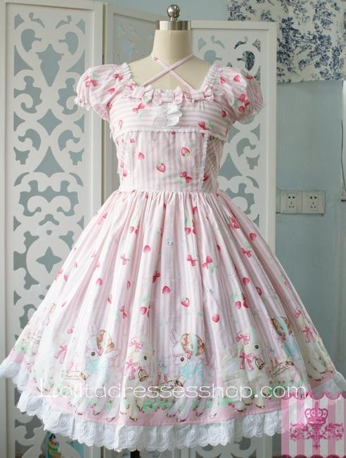 Sheep Style Garden Prints Lolita Dress