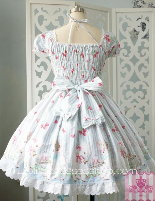Sheep Style Garden Prints Lolita Dress