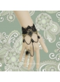 Black Gothic Lace Lolita Bracelet